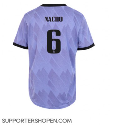 Real Madrid Nacho #6 Borta Matchtröja Dam 2022-23 Kortärmad
